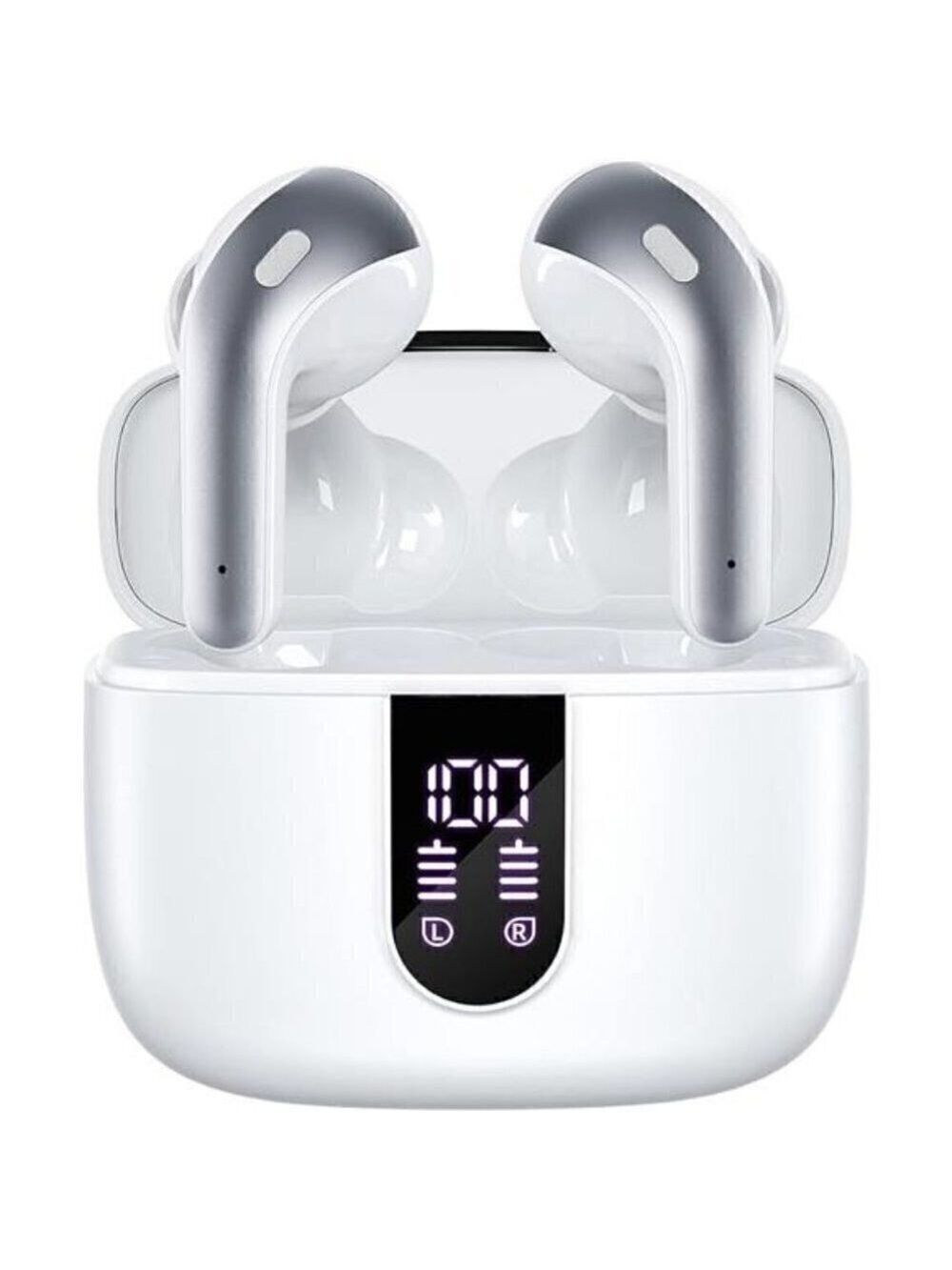 Bluetooth Headphone Wireless Earbud Airpods Pro 2 Charging Case Waterproof WHITE